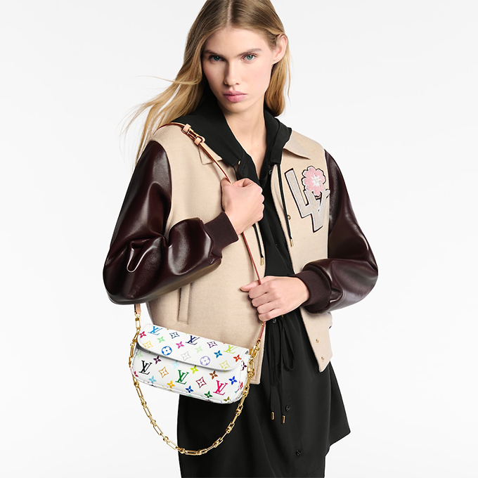lv louis vuitton multi color wallet on chain bag #m27492